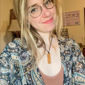 Cute Paisley Tie-Front Too